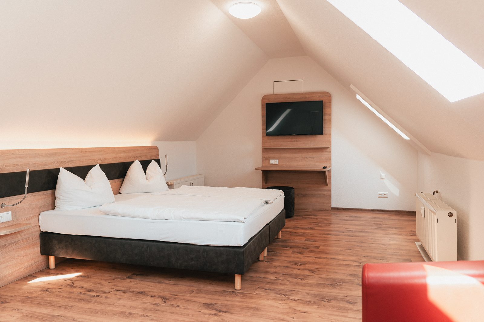 Moderne Dusche Doppelzimmer